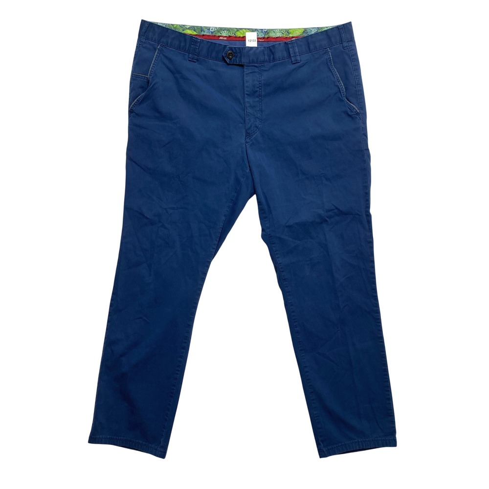 Meyer Pants Mens 56 Blue New York 1-5020/18 Chino Stretch Cotton